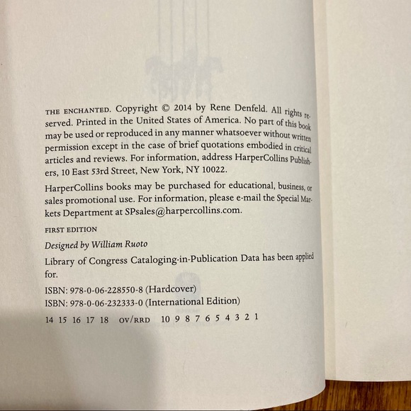 ❤️‍🔥 (5/20) The Enchanted A Novel by Rene Denfeld | Hardcover - Picture 6 of 8